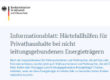 Informationsblatt des Bundesministeriums für Wirtschaft und Klimaschutz zu Härtefallhilfen bei nicht leitungsgebundenen Energieträgern.